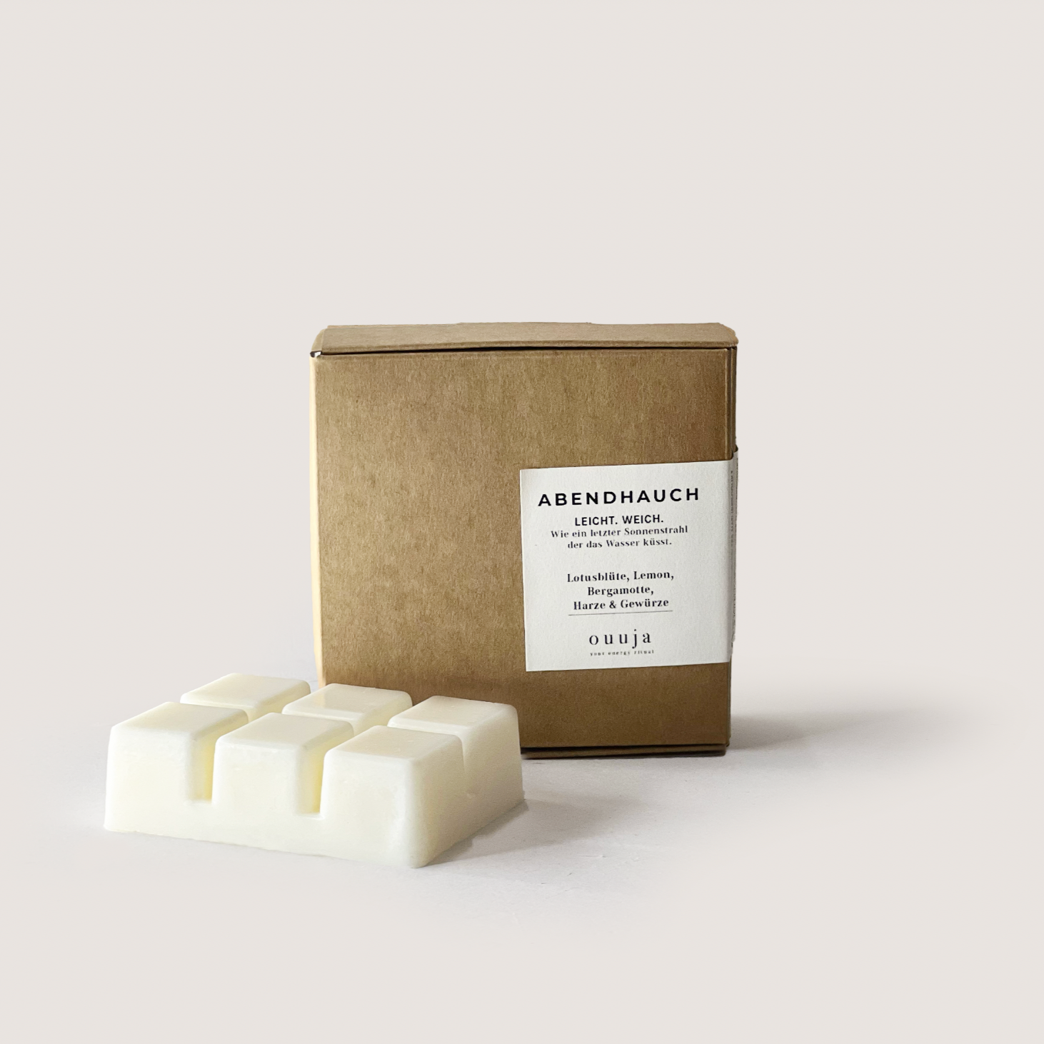 SOMMERWIND Duftmelts 6er pack with lotus, lemon, bergamot, resin, and spice fragrance for scent lamps.