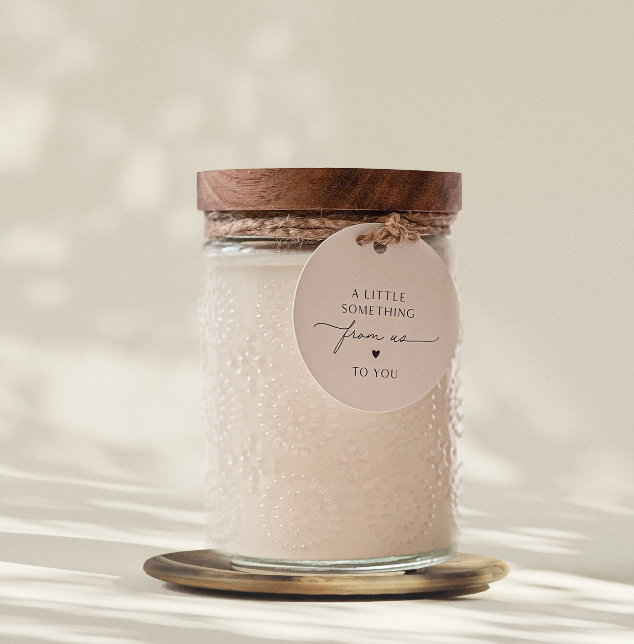 Duftkerze Ms. Vinti Glow im Vintage-Glas mit 700g Sojawachs und Holzdeckel, nachhaltig und langanhaltend