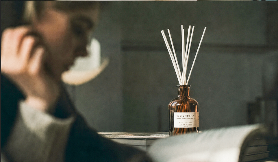 WeichblickDiffuser mit Duftstäbchen – 120 ml | OUUJA