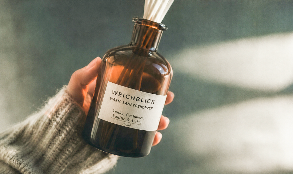 WeichblickDiffuser mit Duftstäbchen – 120 ml | OUUJA